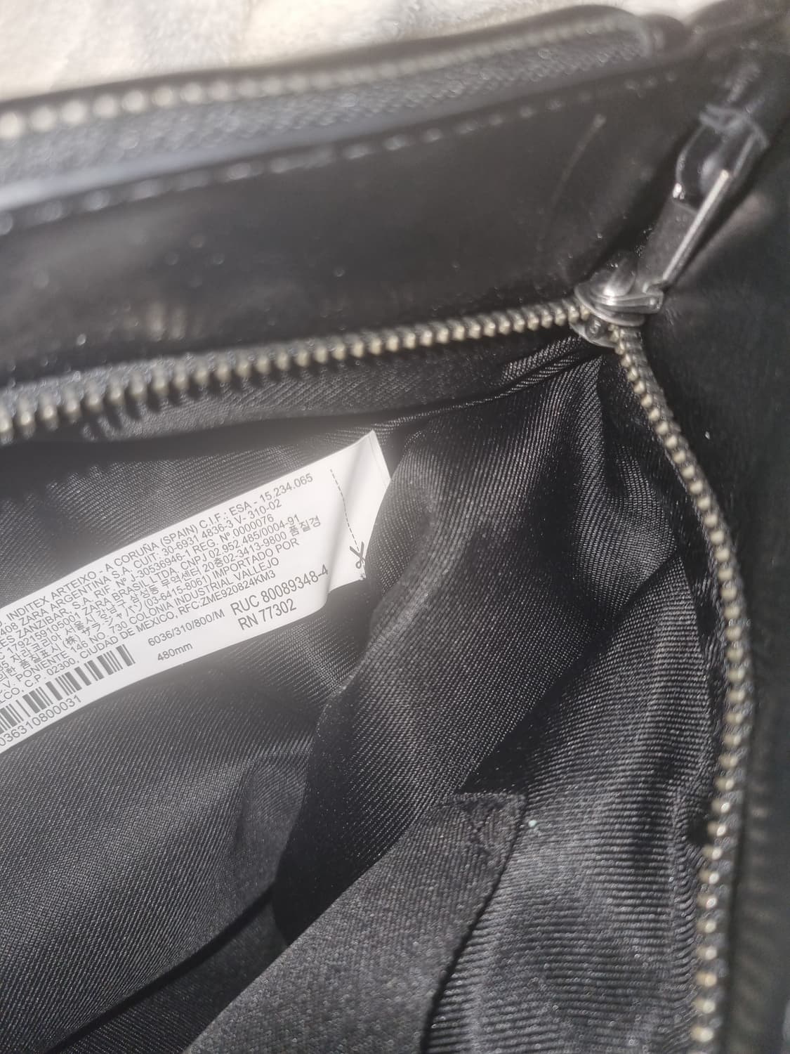 자라 락커 토트백 블랙 상품이미지6