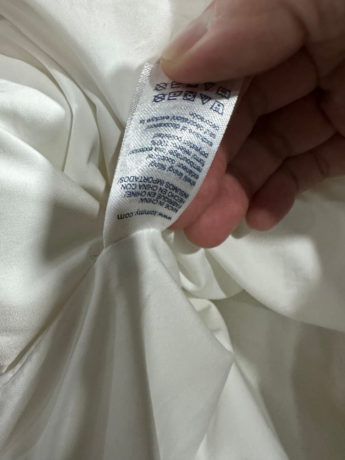 타미힐피거 크롭 오버핏 화이트패딩 M 상품이미지4