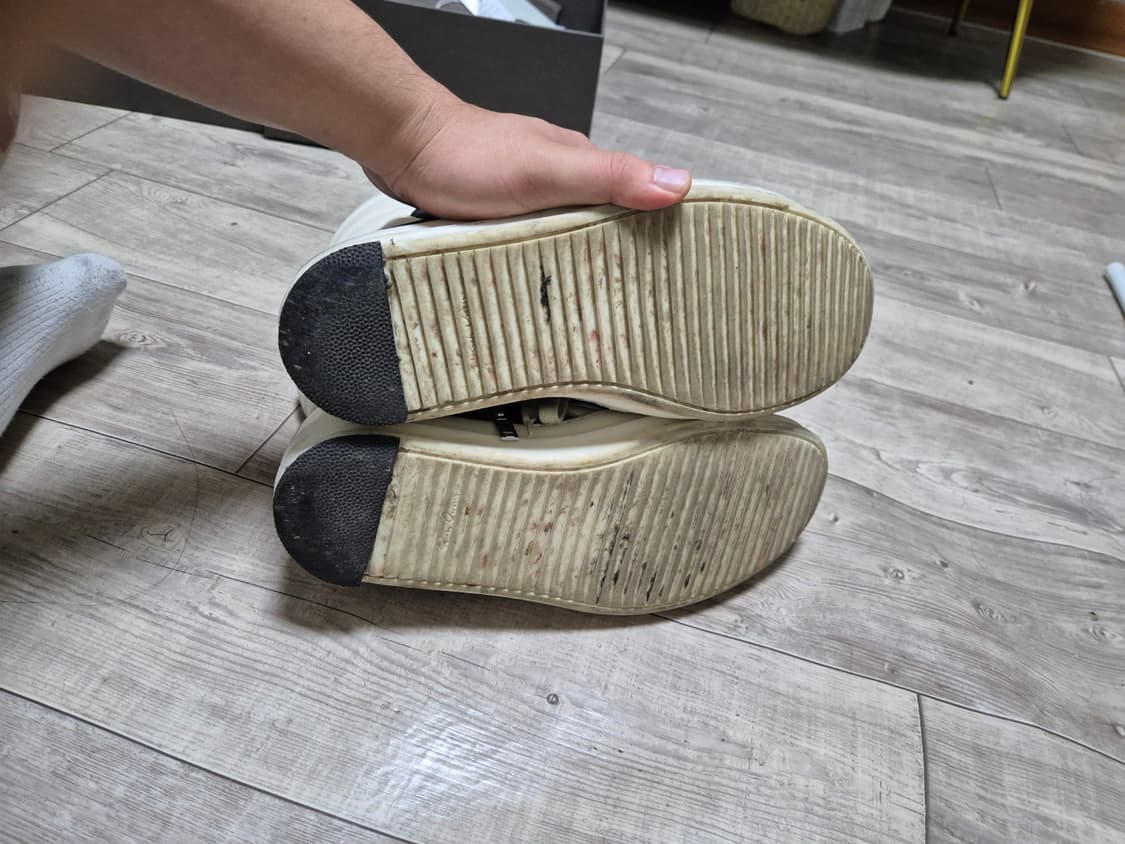 [43] 릭오웬스 지오바스켓 하이 블랙 밀크 팝니다 상품이미지9