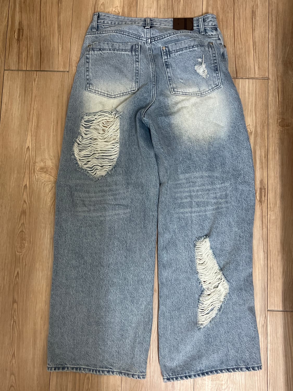 트리밍버드Scratch Damage Denim Pants [ Blue ] 상품이미지8