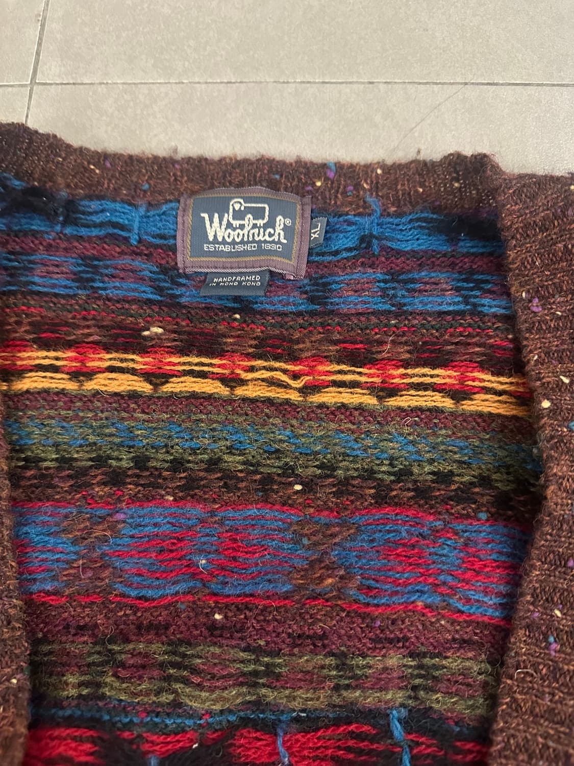 Woolrich handframed 가디건 XL 상품이미지3