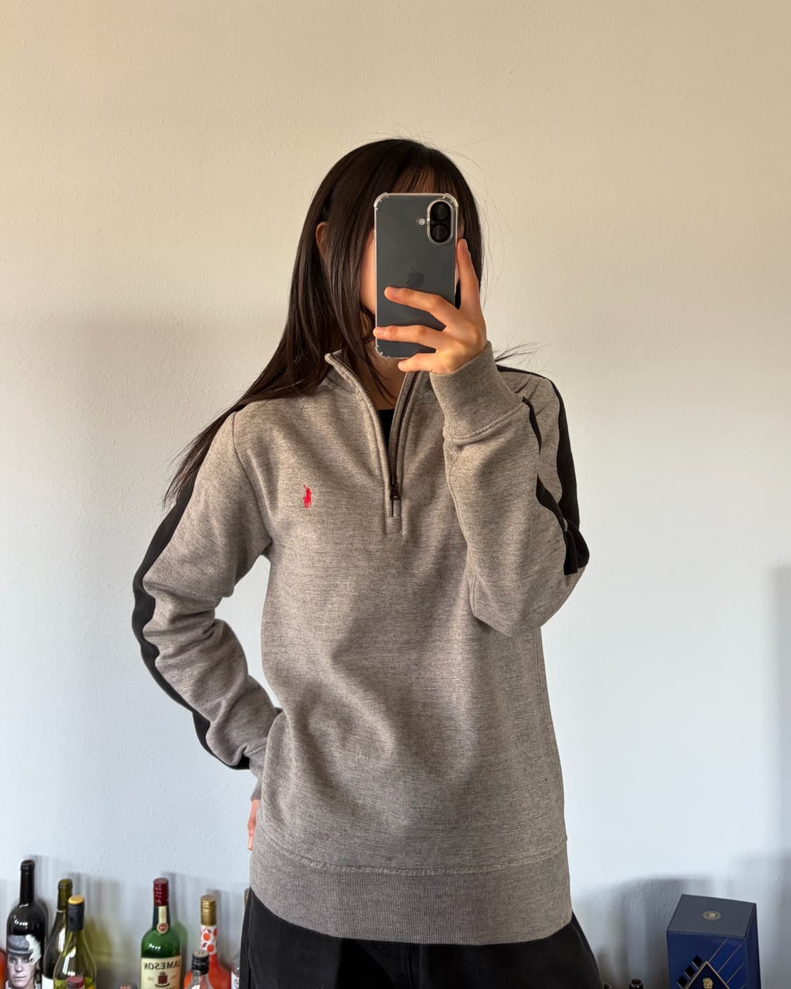 [XS-S]폴로 랄프로렌 하프집업 기모 맨투맨 상품이미지1