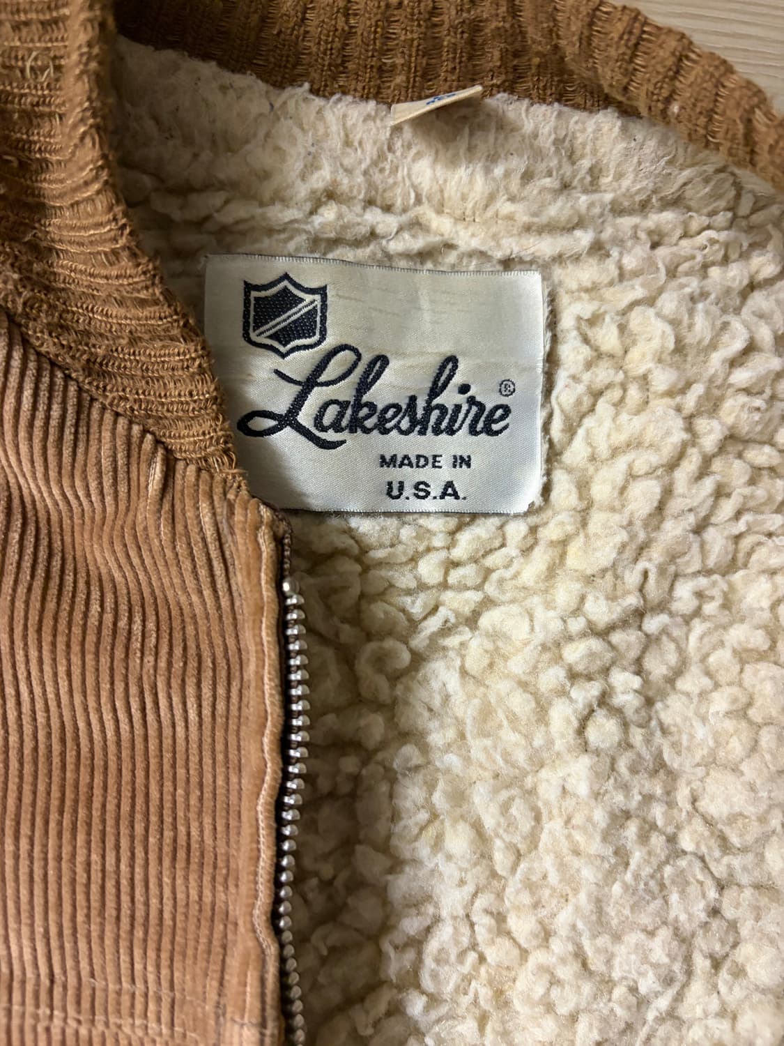 80s Made in usa 코듀로이 봄버 자켓 상품이미지2