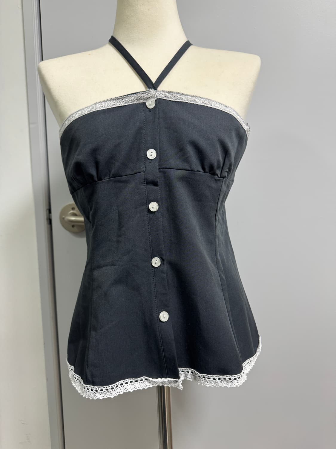 그레이 레이스 뷔스티에 상품이미지1