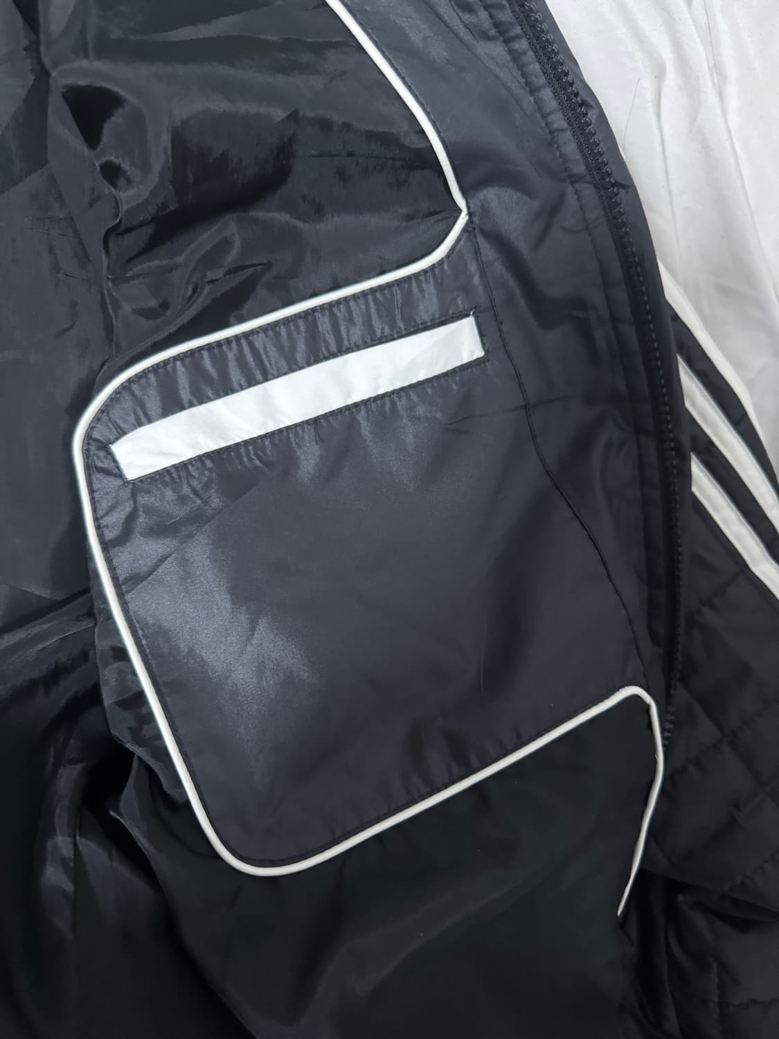 아디다스 3 stripes 퀼팅 자켓 상품이미지6