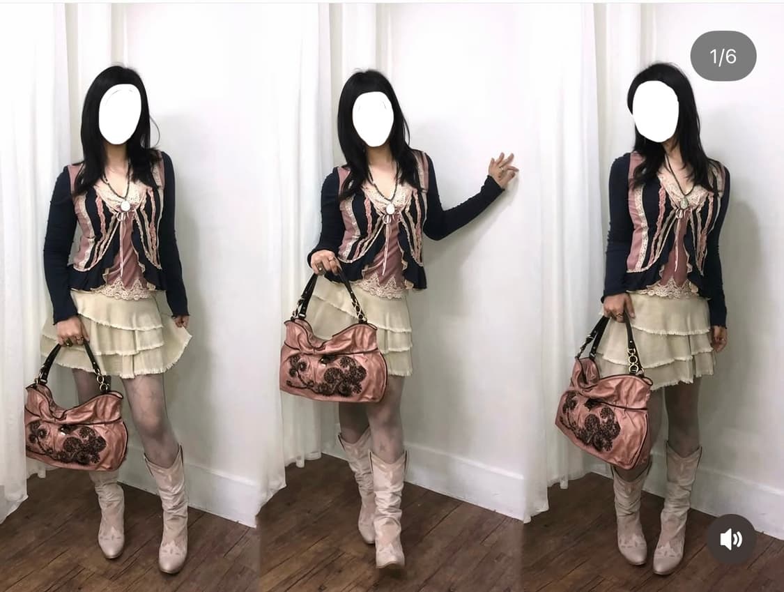 <급전> 빈티지 핑크 페어리 3 set  상품이미지1