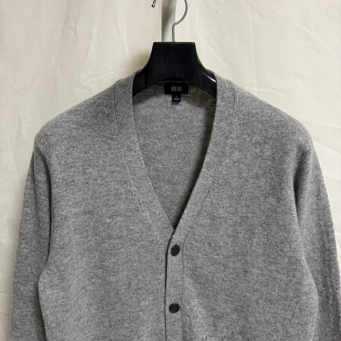 유니클로 램스울 가디건 / 그레이, L 상품이미지2