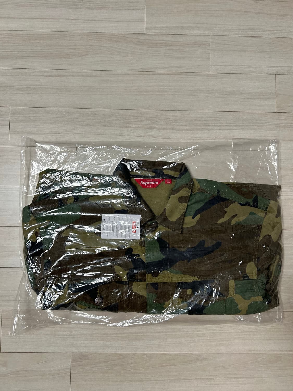 (L) 슈프림 자가드로고 데님 트러커 - 25fw  상품이미지8