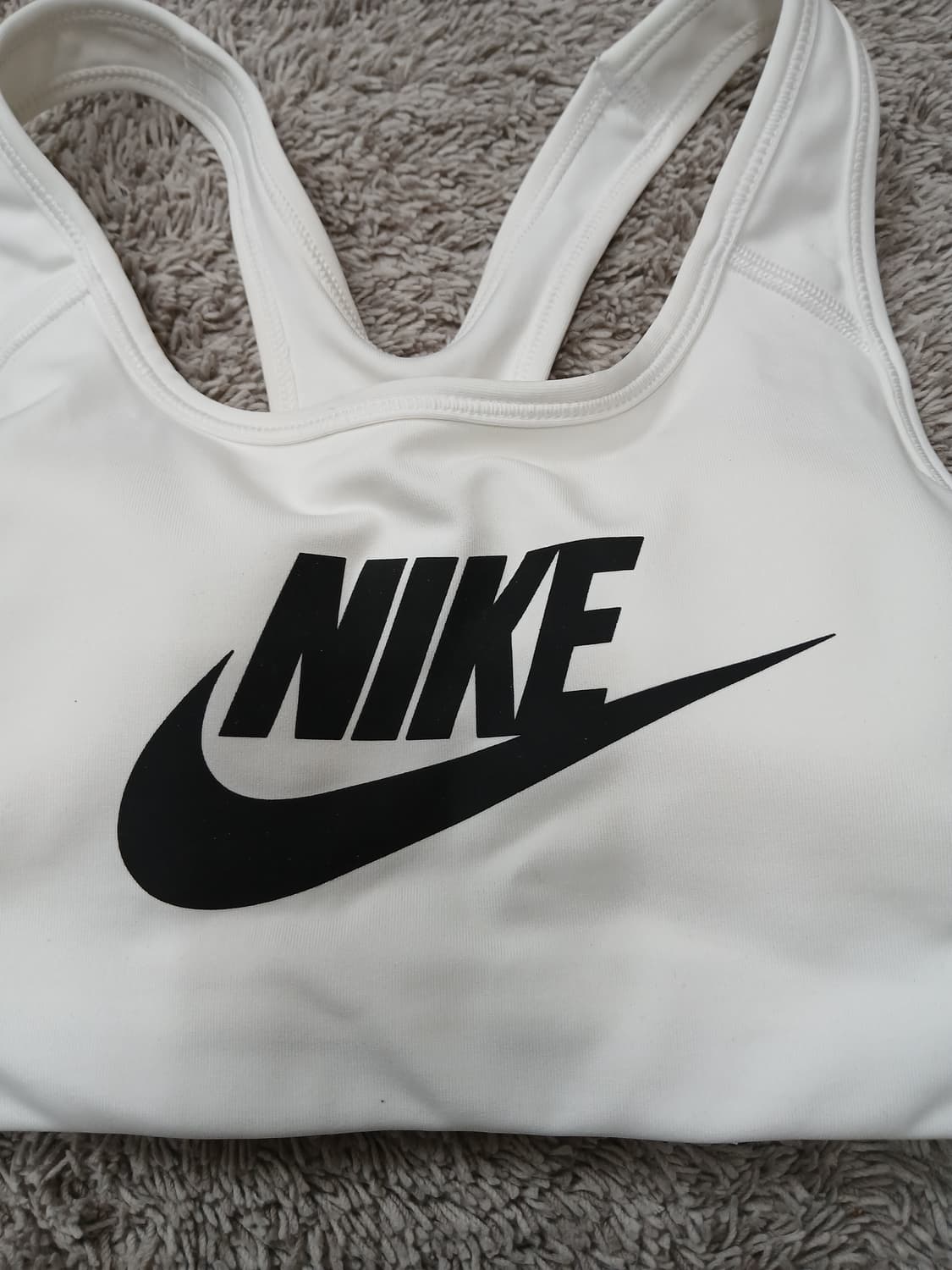 나이키 DRI-FIT 화이트 브라탑 S 새제품 상품이미지2