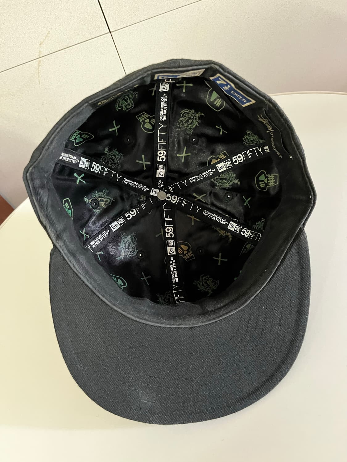 stussy x goods x 뉴에라 캡 7 1/2 상품이미지5