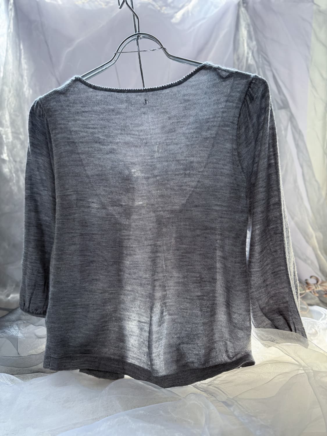 Two-button Floral Crochet Cardigan 0225 상품이미지6