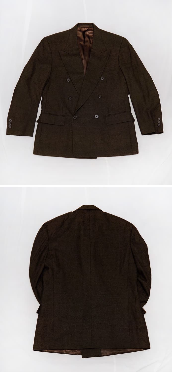 지방시 퓨어울 홈스펀 더블 버튼 블레이저 자켓 (100) 상품이미지2