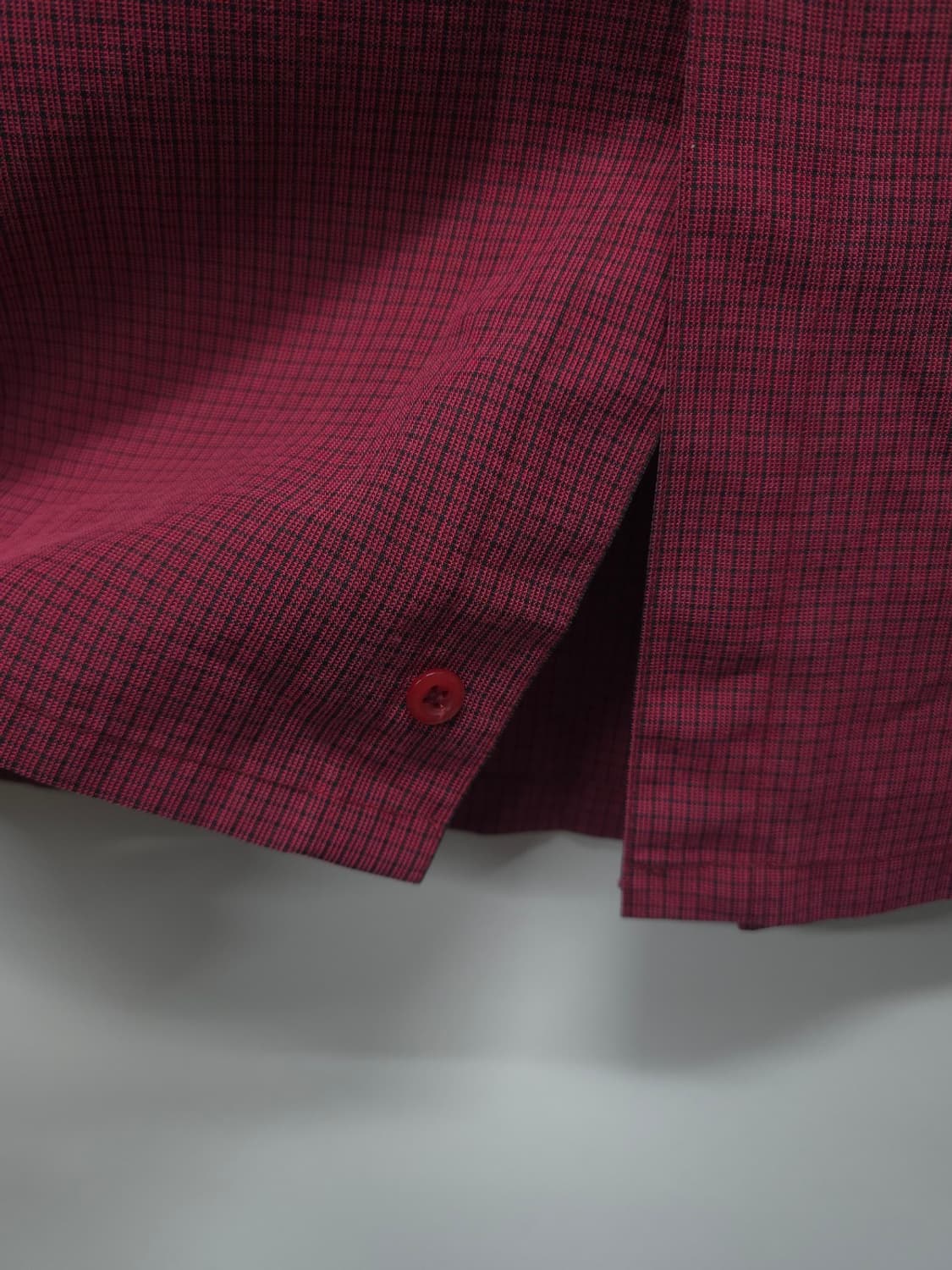 인터메조 레드 잔체크 셔츠 (남성 100) 상품이미지6