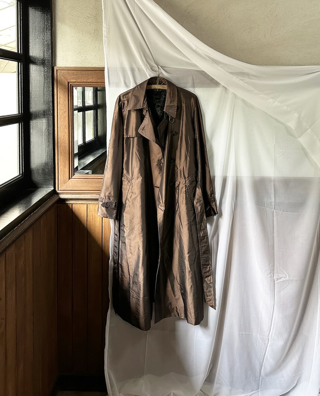 JPV nylon belted trench coat 상품이미지4