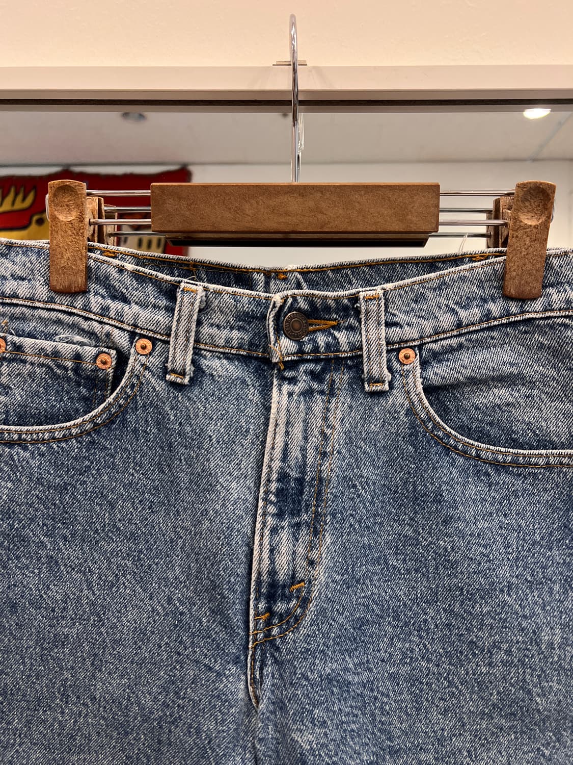 90s Levis 리바이스 550 컷오프 데님 쇼츠 팬츠 (USA) 상품이미지2