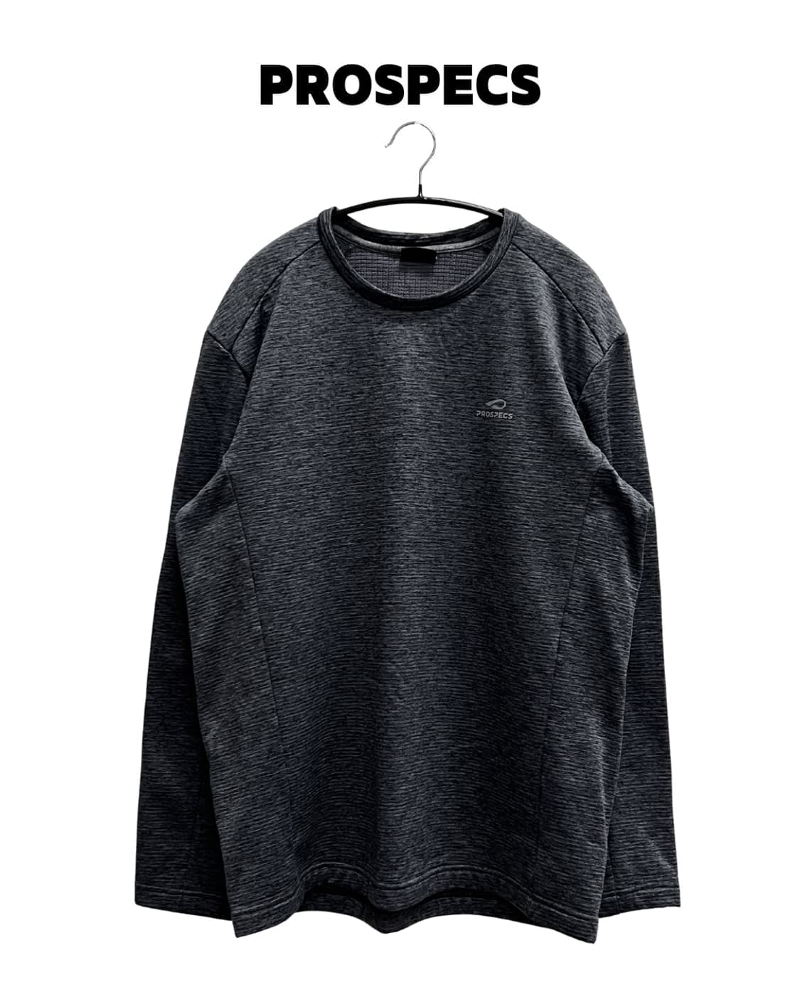 (M) 프로스펙스 트레이닝 써마핏 긴팔 티 차콜 상품이미지1