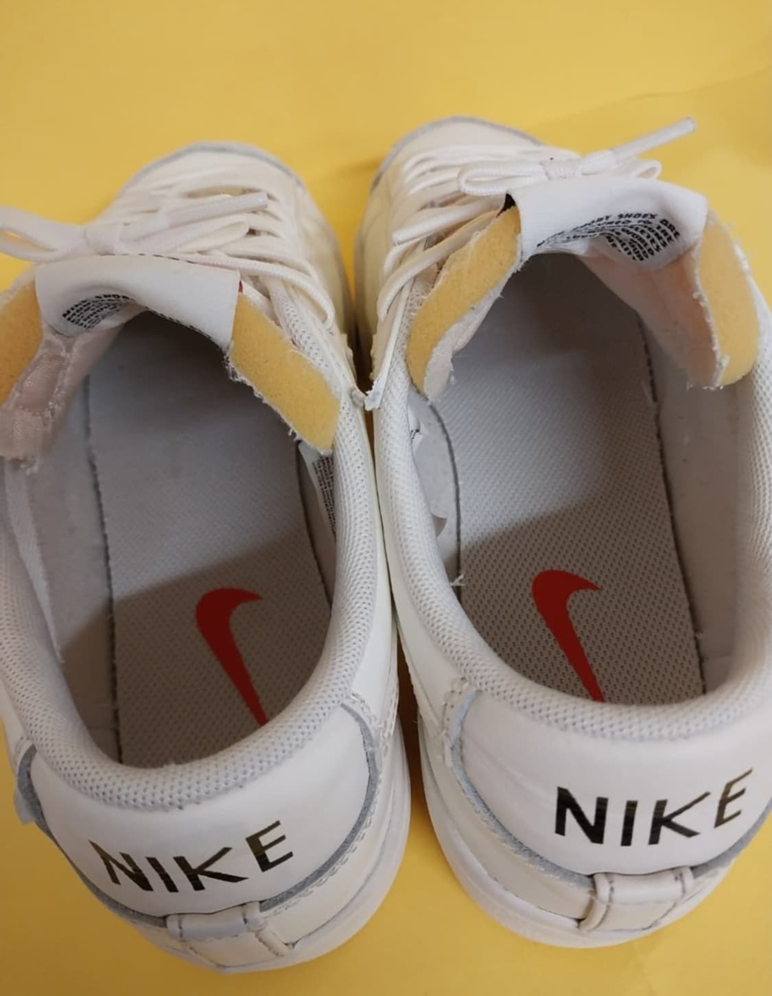 여성 나이키 블레이저 로우 플랫폼 세일 화이트 운동화 (255) 상품이미지6