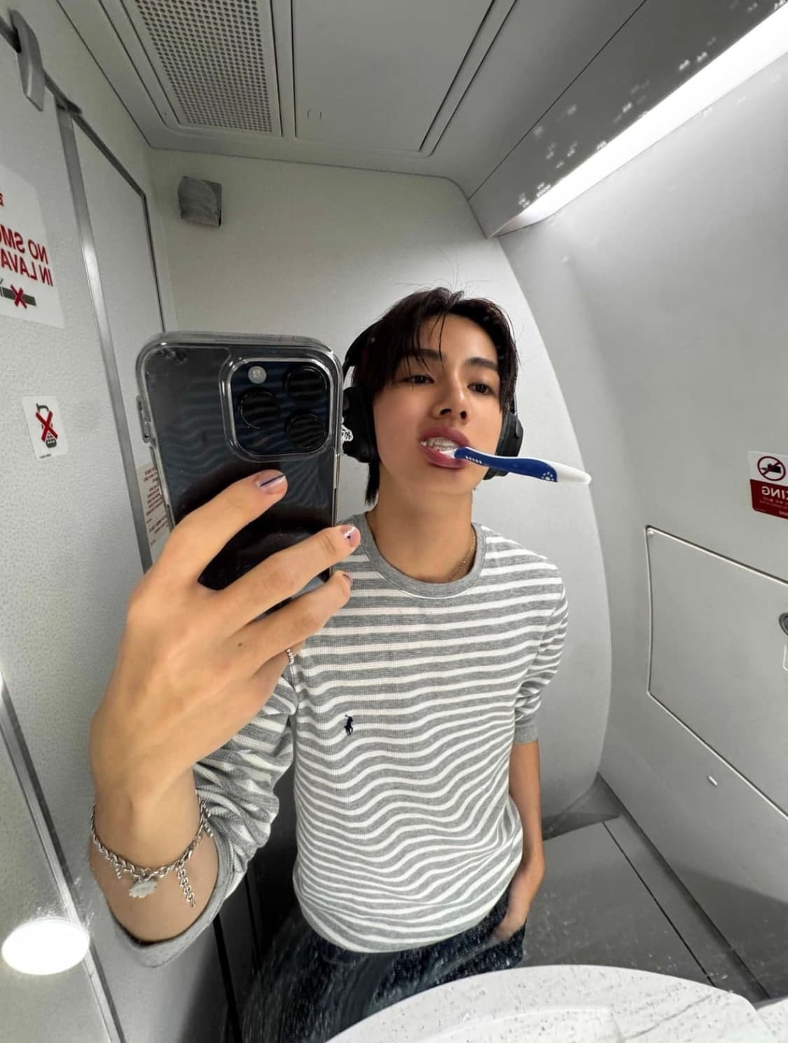 폴로 랄프로렌 엄성현 와플 니트 네이비 상품이미지9