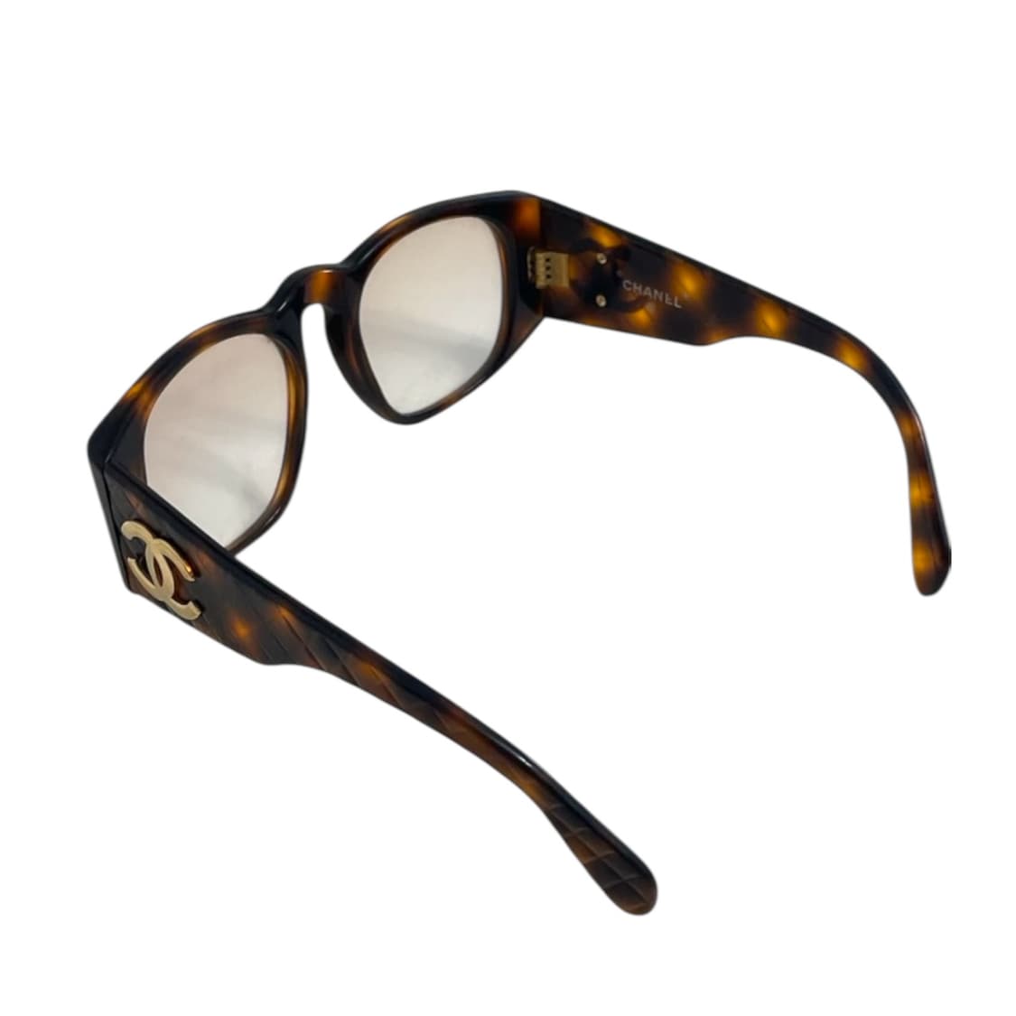 샤넬 80's 빈티지 레오파드 틴트 선글라스 상품이미지1