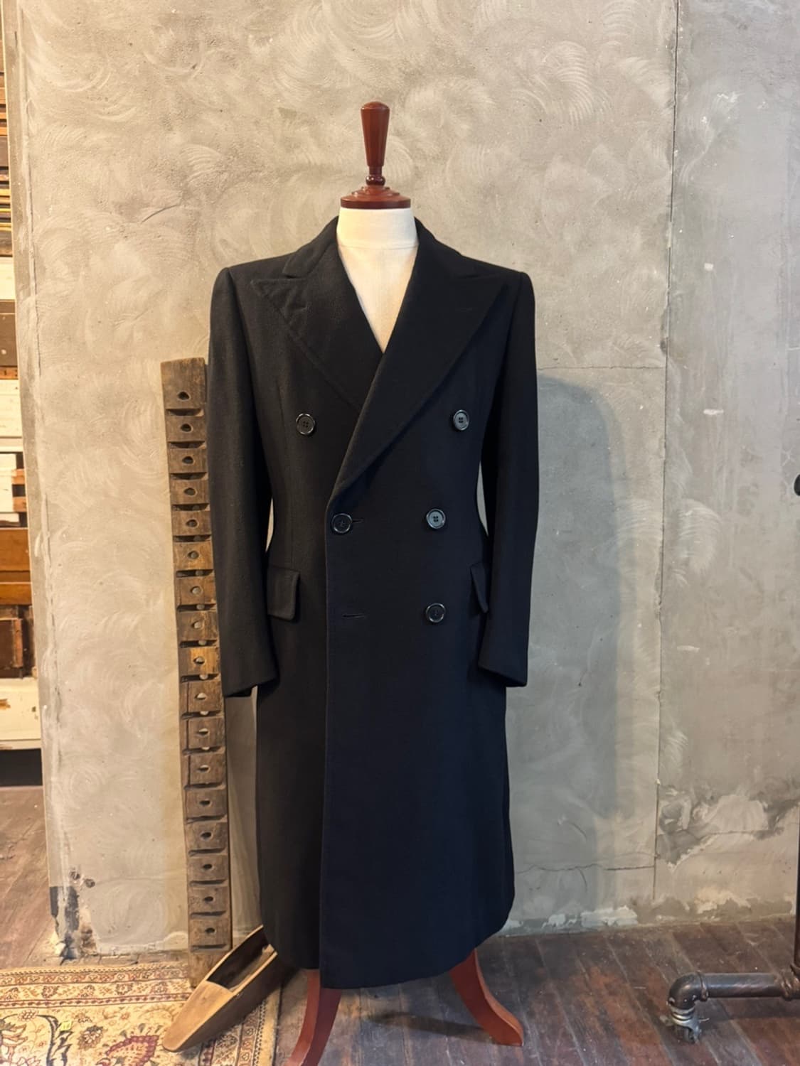 체스터베리 캐시미어 울 더블 브레스티드 코트 100~103 상품이미지1