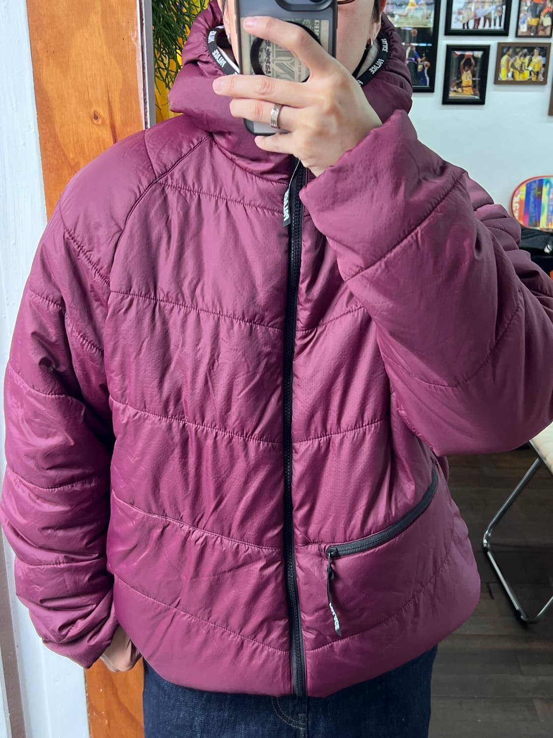 팔라스 리버시블 경량 패딩 상품이미지8