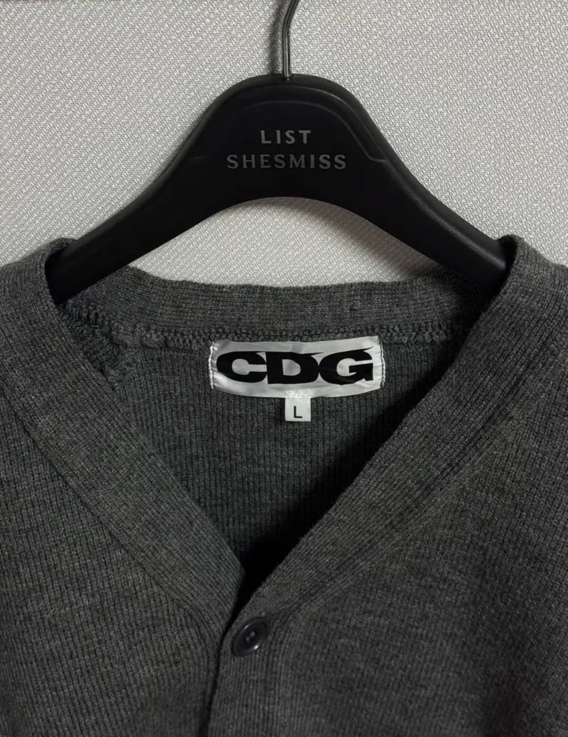 CDG 꼼데 스쿨 가디건 (그레이) 상품이미지6