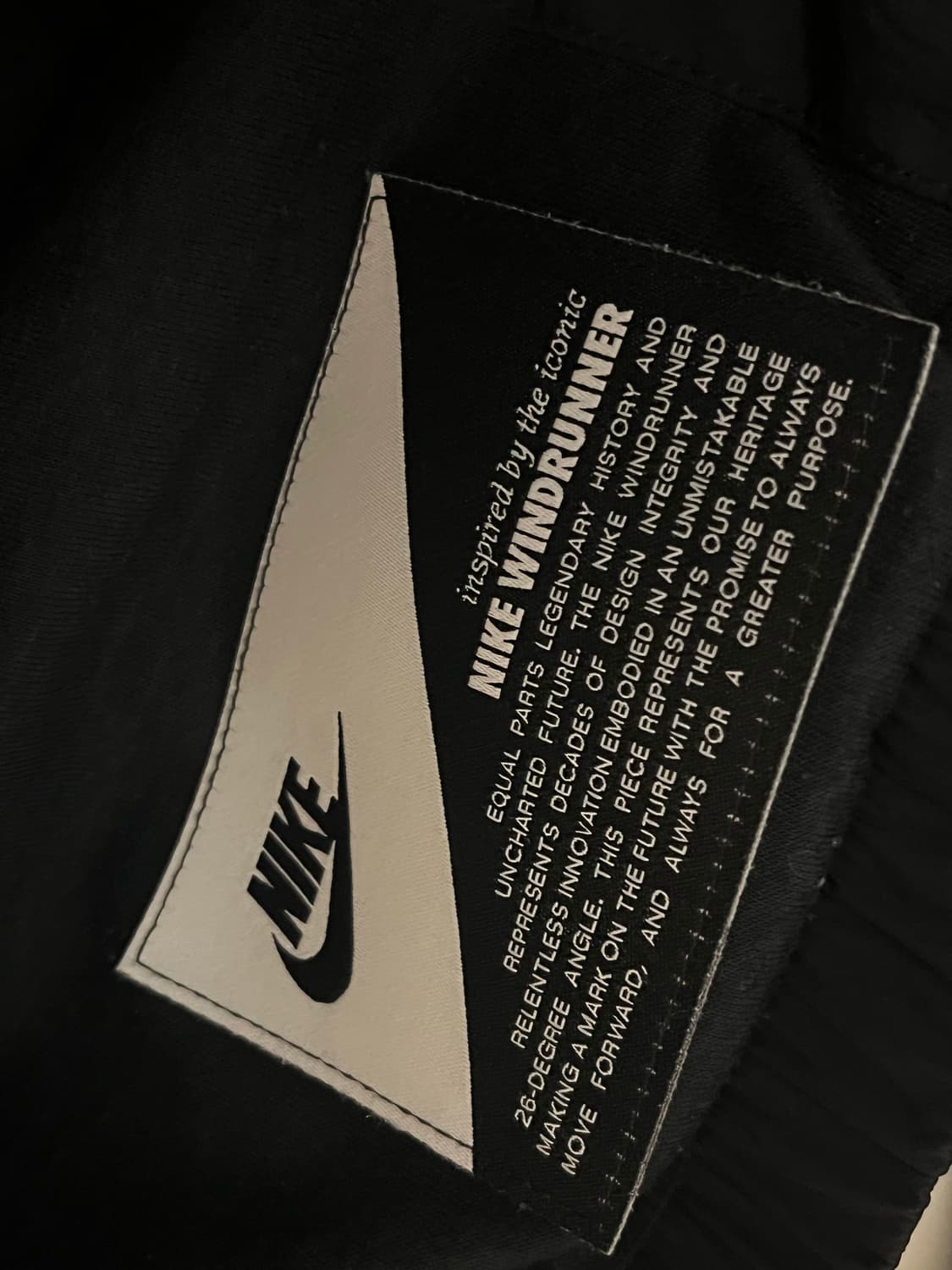 나이키 스우시 윈드러너 바람막이 블랙 [M] 상품이미지6