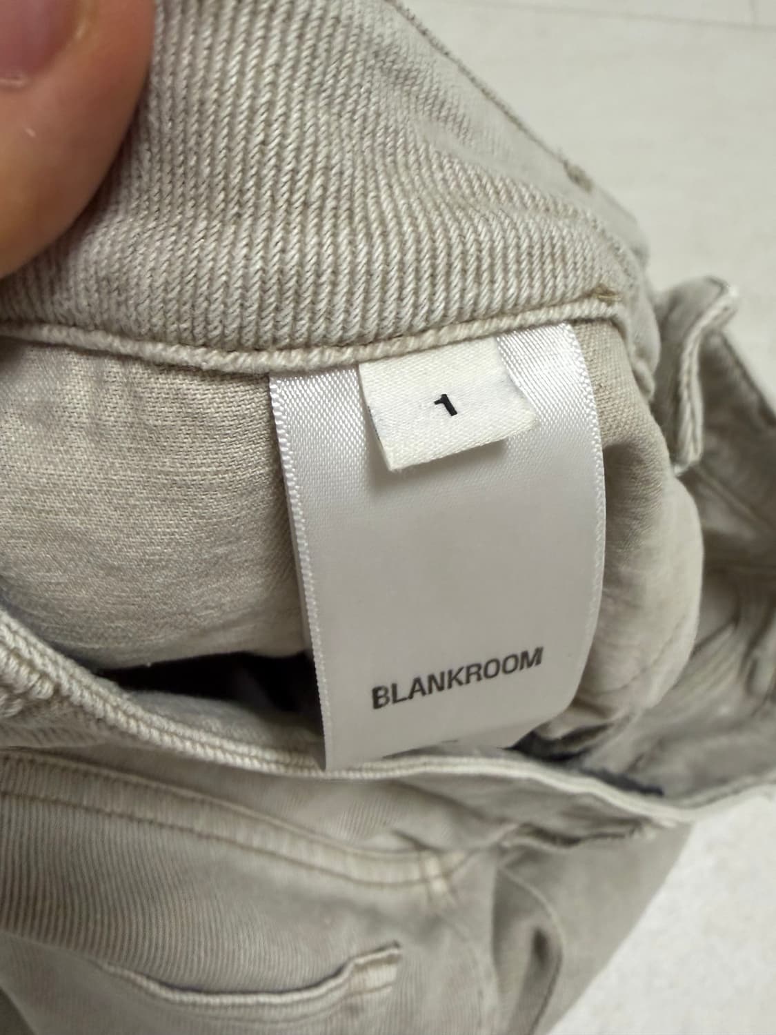 [1] 블랭크룸 가먼트 다이드 팬츠 더스트 상품이미지3