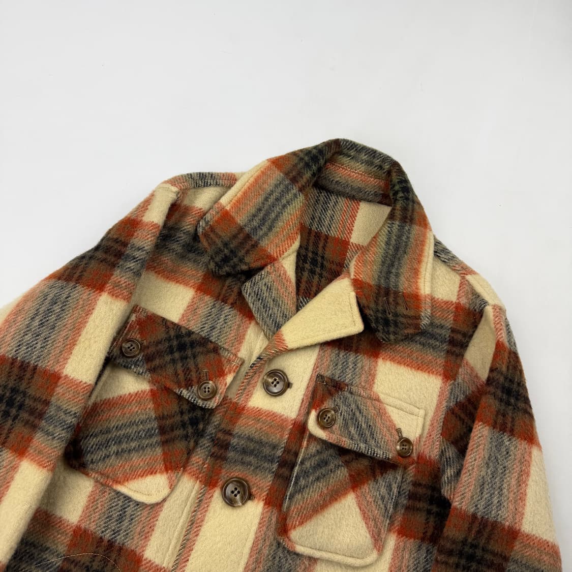 GQ 헤비 울 체크 자켓 상품이미지2