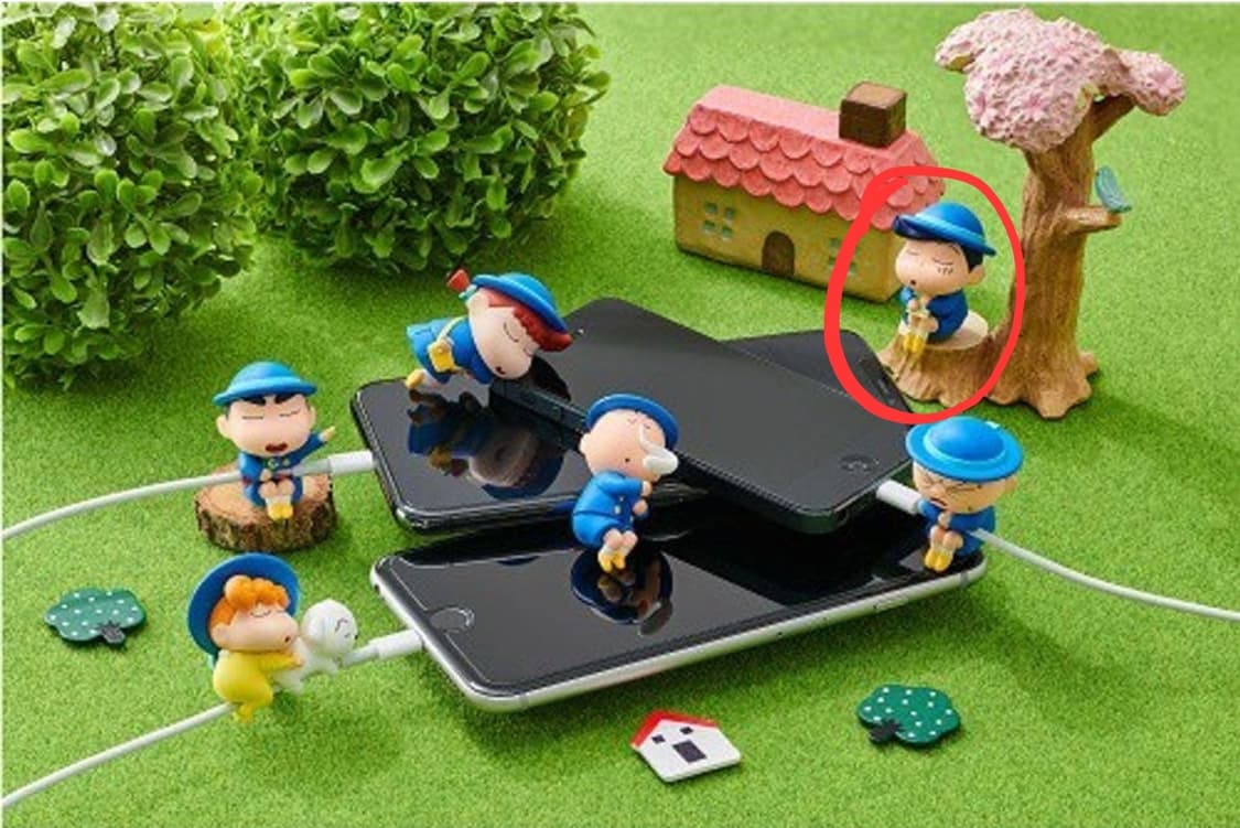 짱구는 못말려 철수 케이블 허그코트 가챠피규어 상품이미지1