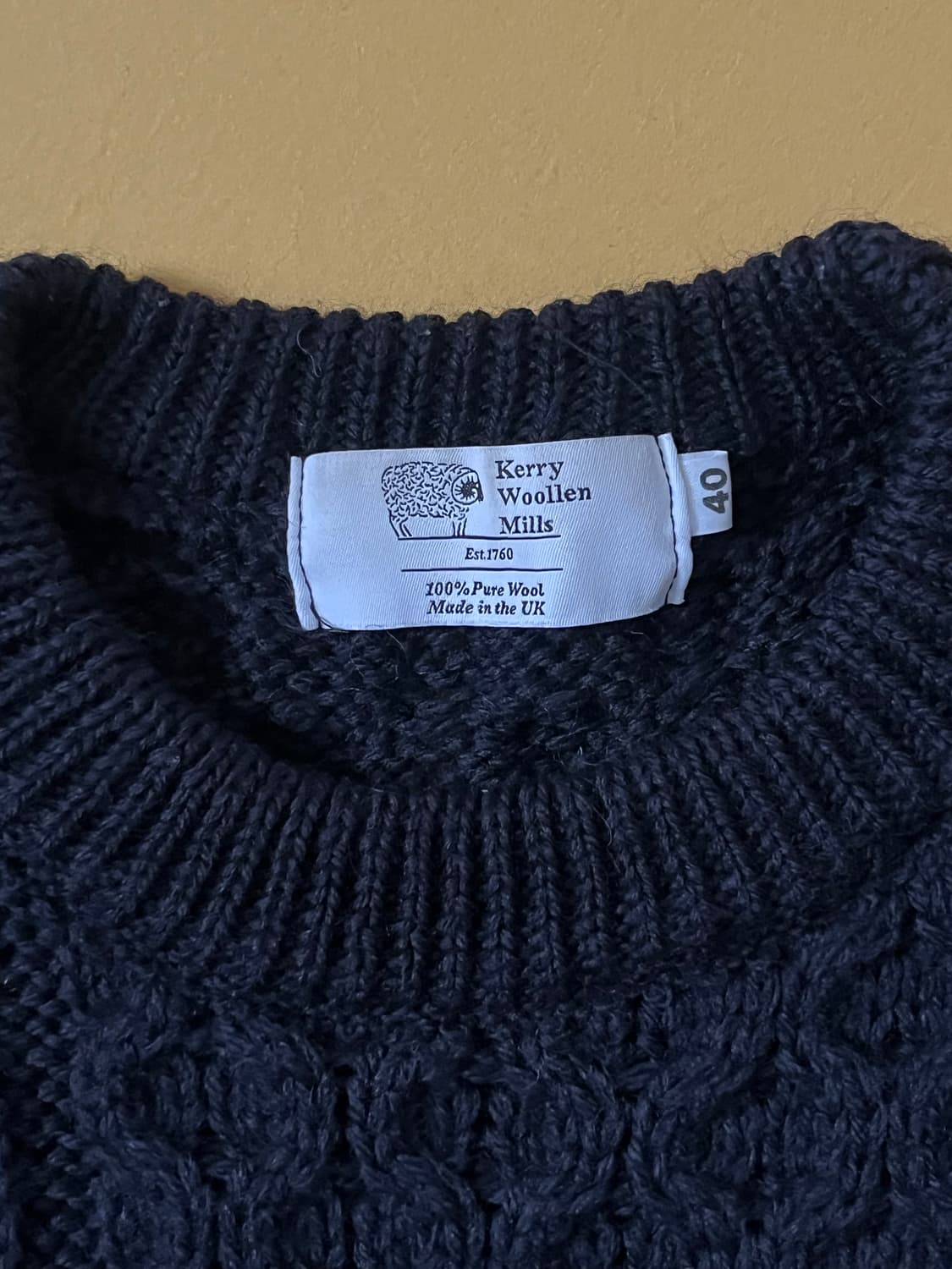 케리울른밀즈 꽈베기 니트 40 상품이미지2