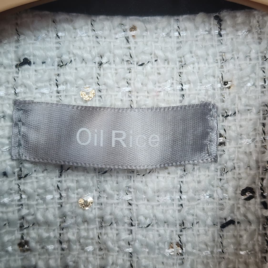 Oil Rice 리본 트위드 자켓 상품이미지3