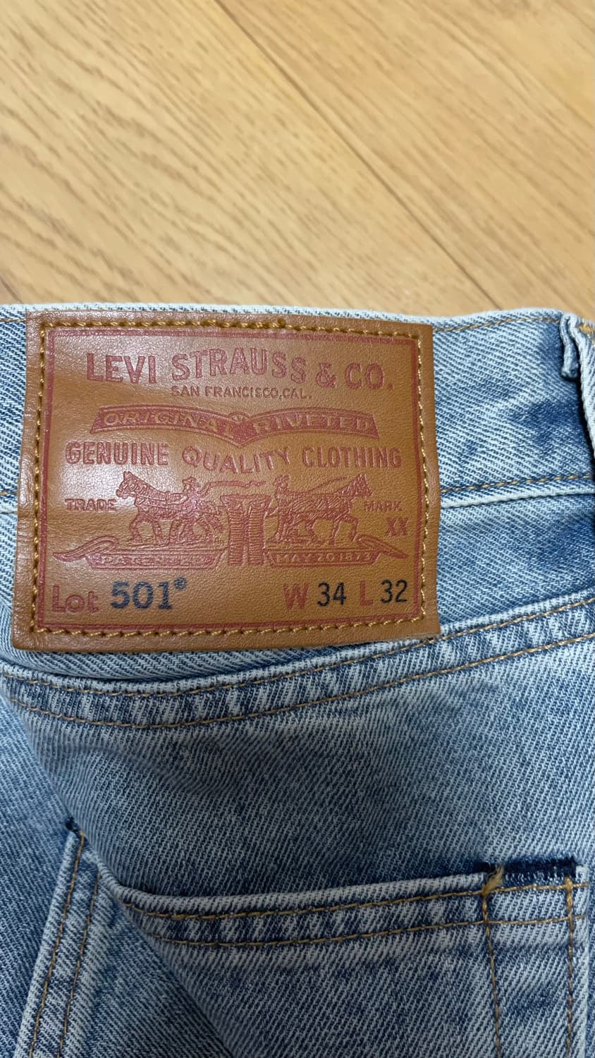 levis 리바이스 501 오리지널 셀비지진 34x32 상품이미지5