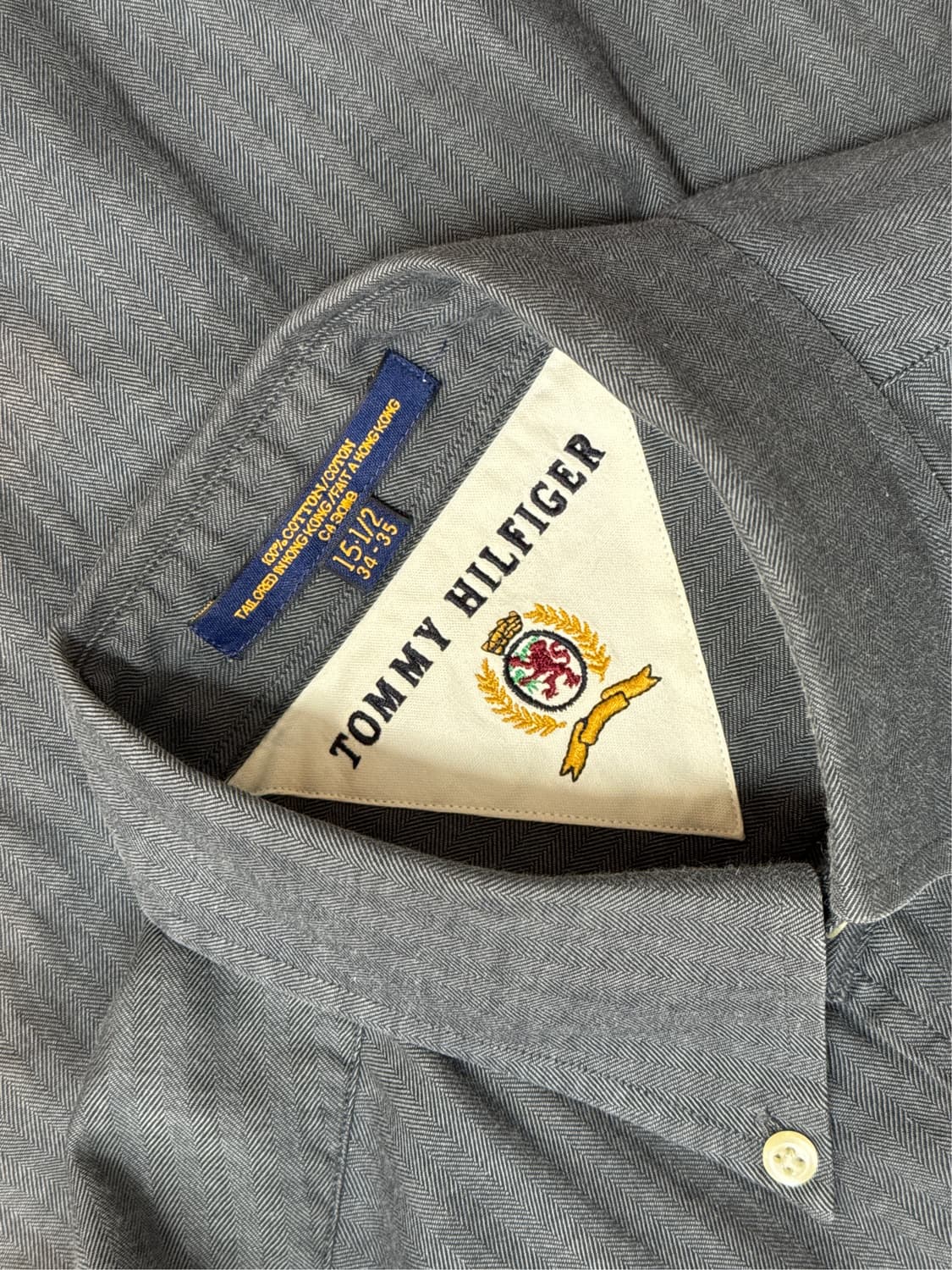 타미힐피거 헤링본 셔츠 상품이미지5