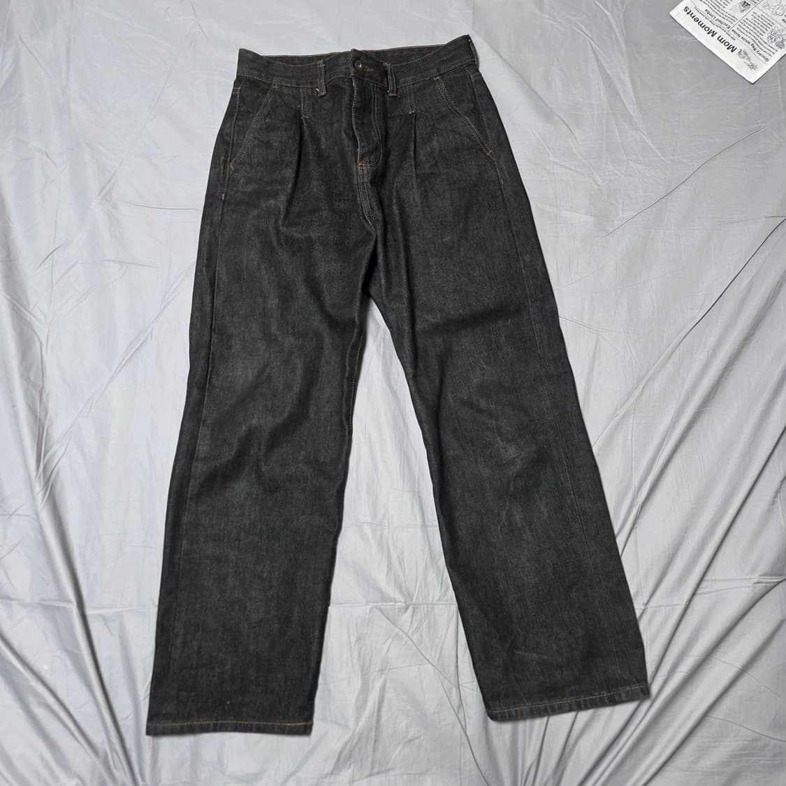 비슬로우 셀비지 데님 블랙 상품이미지2