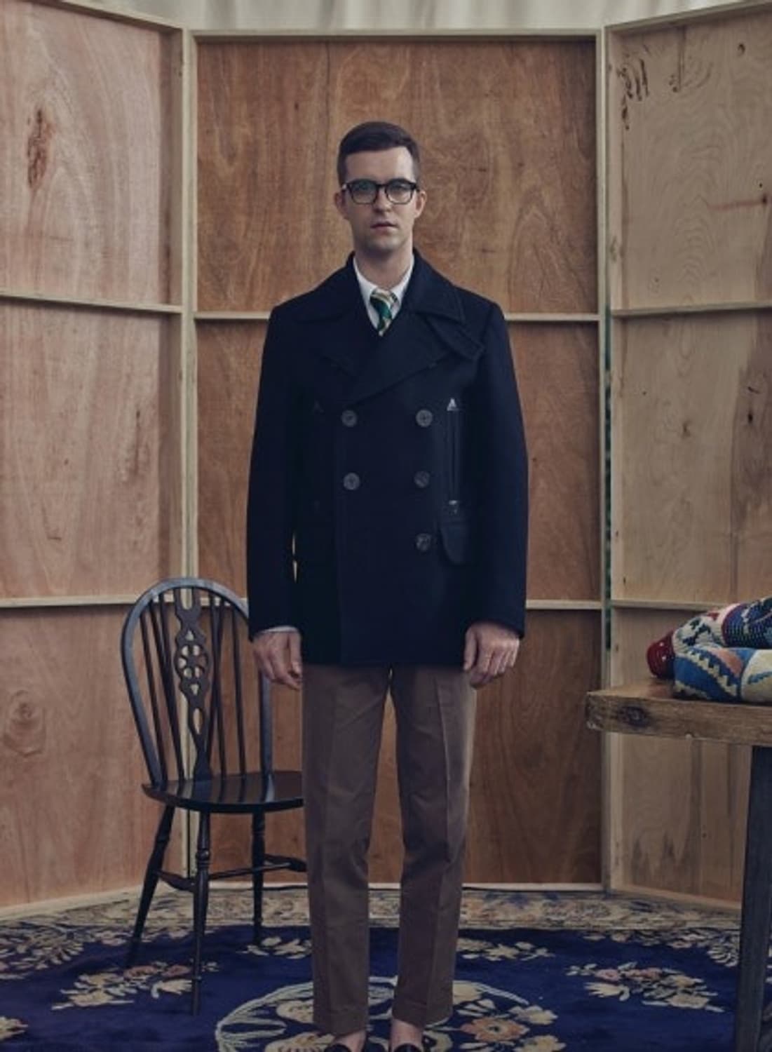 비바스튜디오 클래식 해군 피코트 네이비 S 상품이미지2