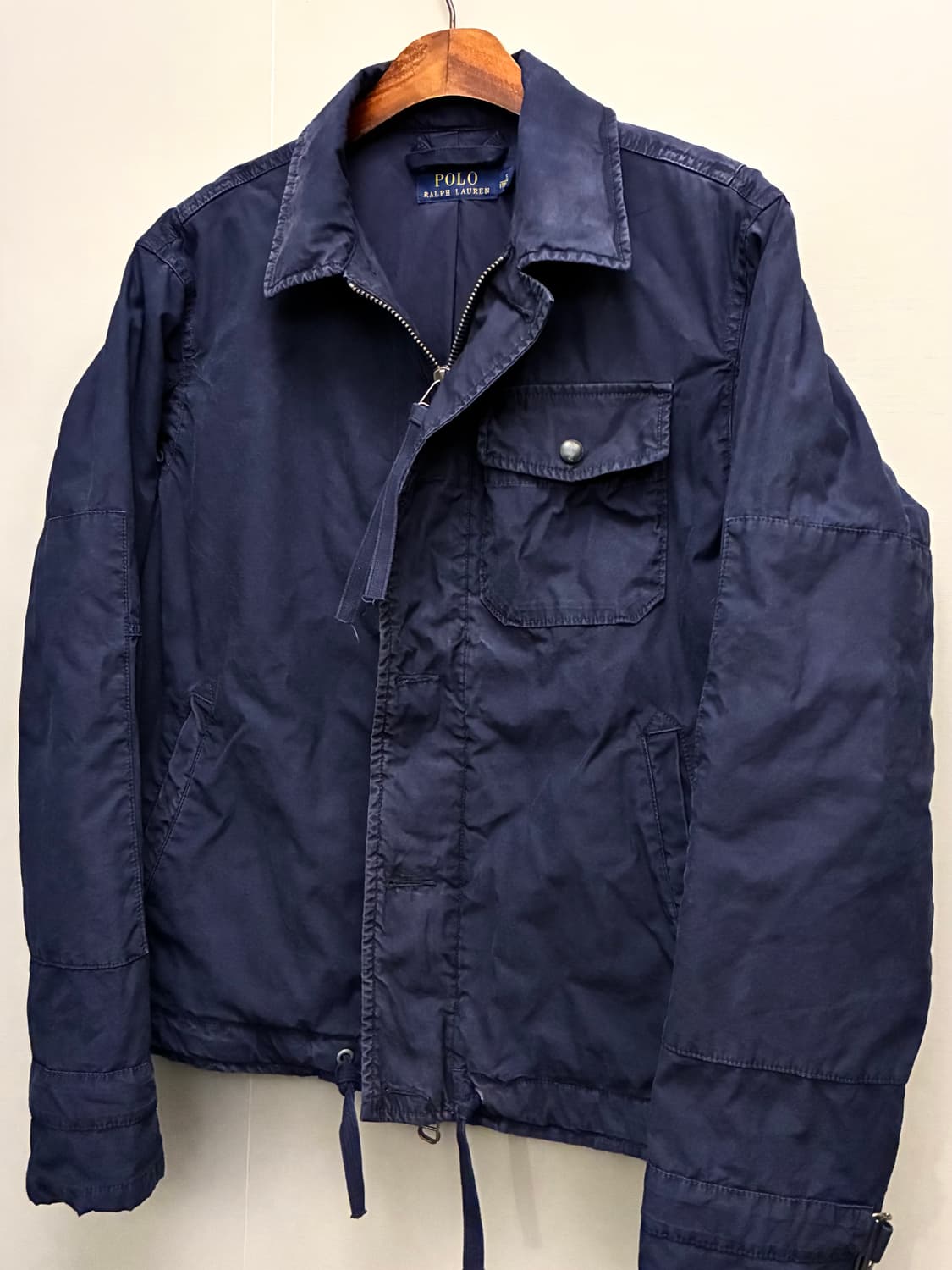 (S)폴로랄프로렌 코튼 USN A-2 밀리터리 덱자켓 네이비 상품이미지2