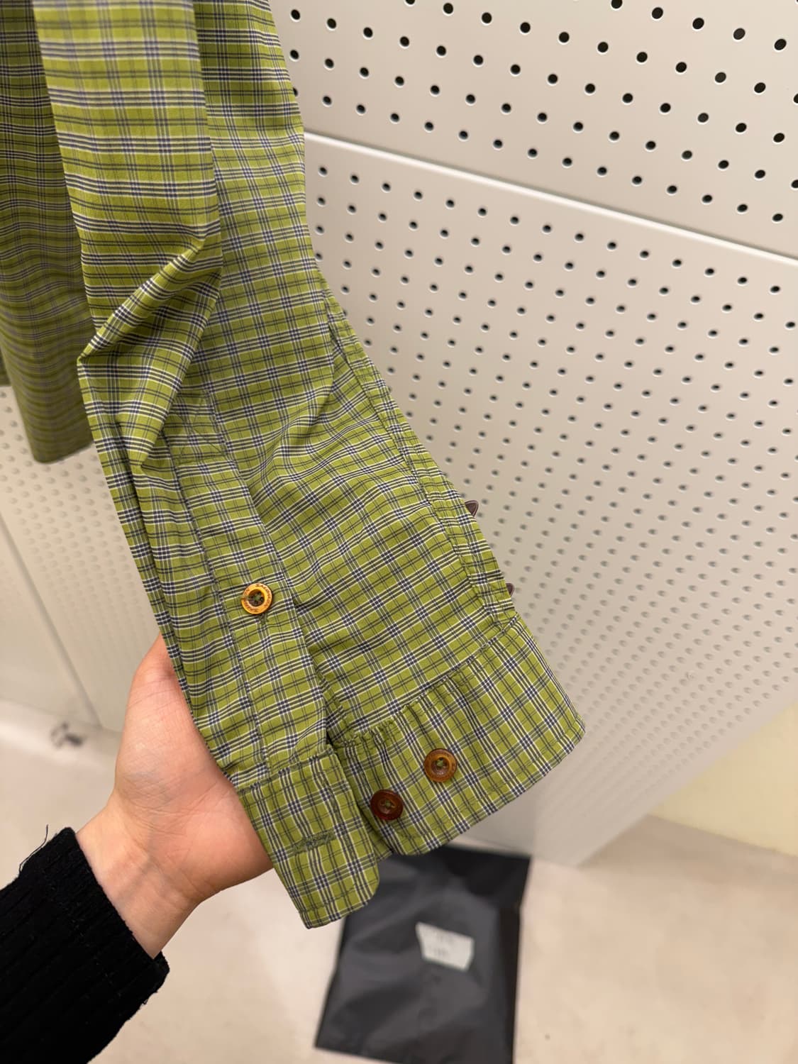 살로몬 빈티지 바람막이 체크 셔츠 U1572 상품이미지4