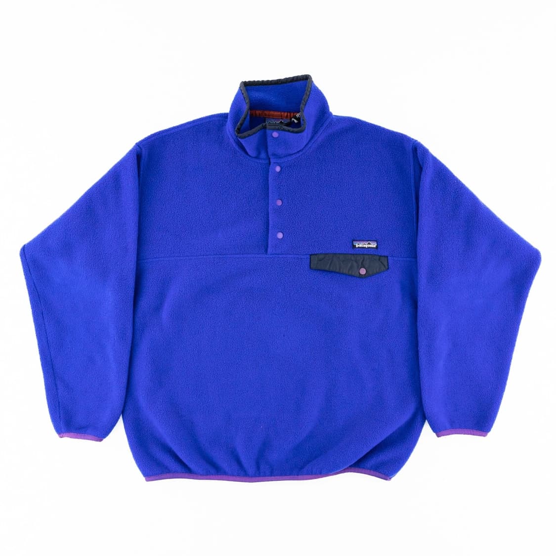90s 파타고니아 신칠라 스냅-T 블루/퍼플 USA 상품이미지1
