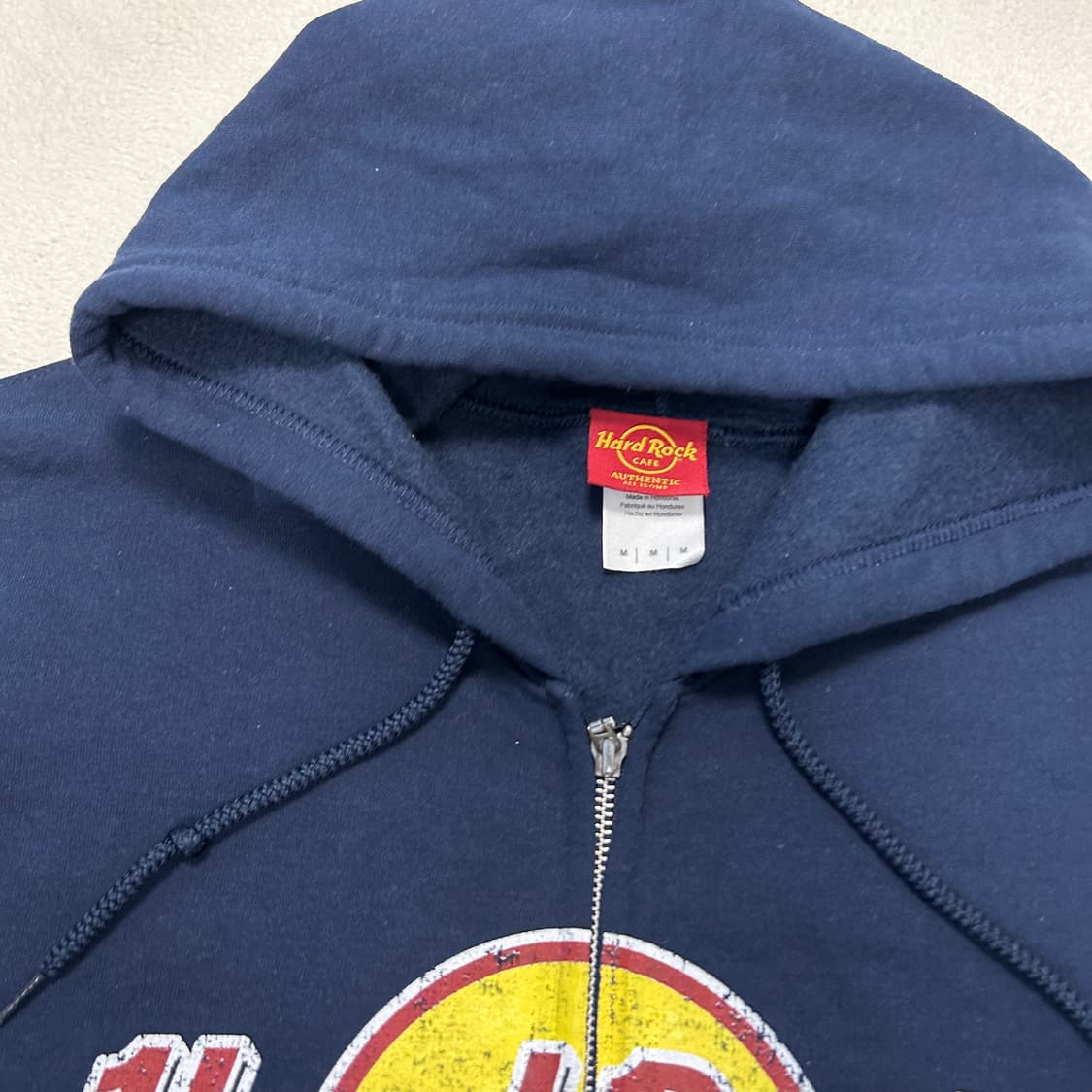 Hard Rock Cafe navy hood zip-up 상품이미지6