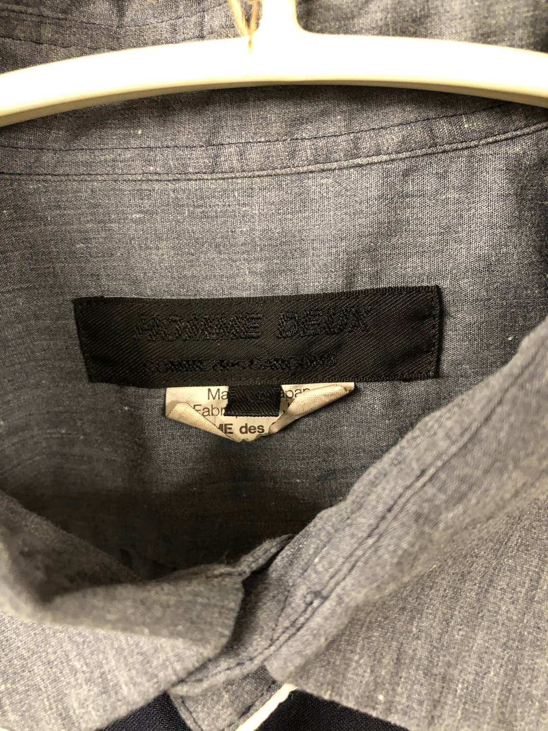 Comme des garcons homme deux 셔츠 xs 상품이미지4