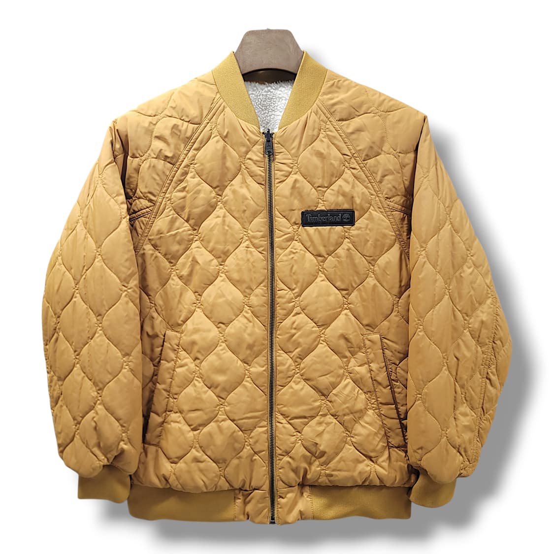 [M] 팀버랜드 브라운 리버시블 퀼팅 봄버 자켓 상품이미지1