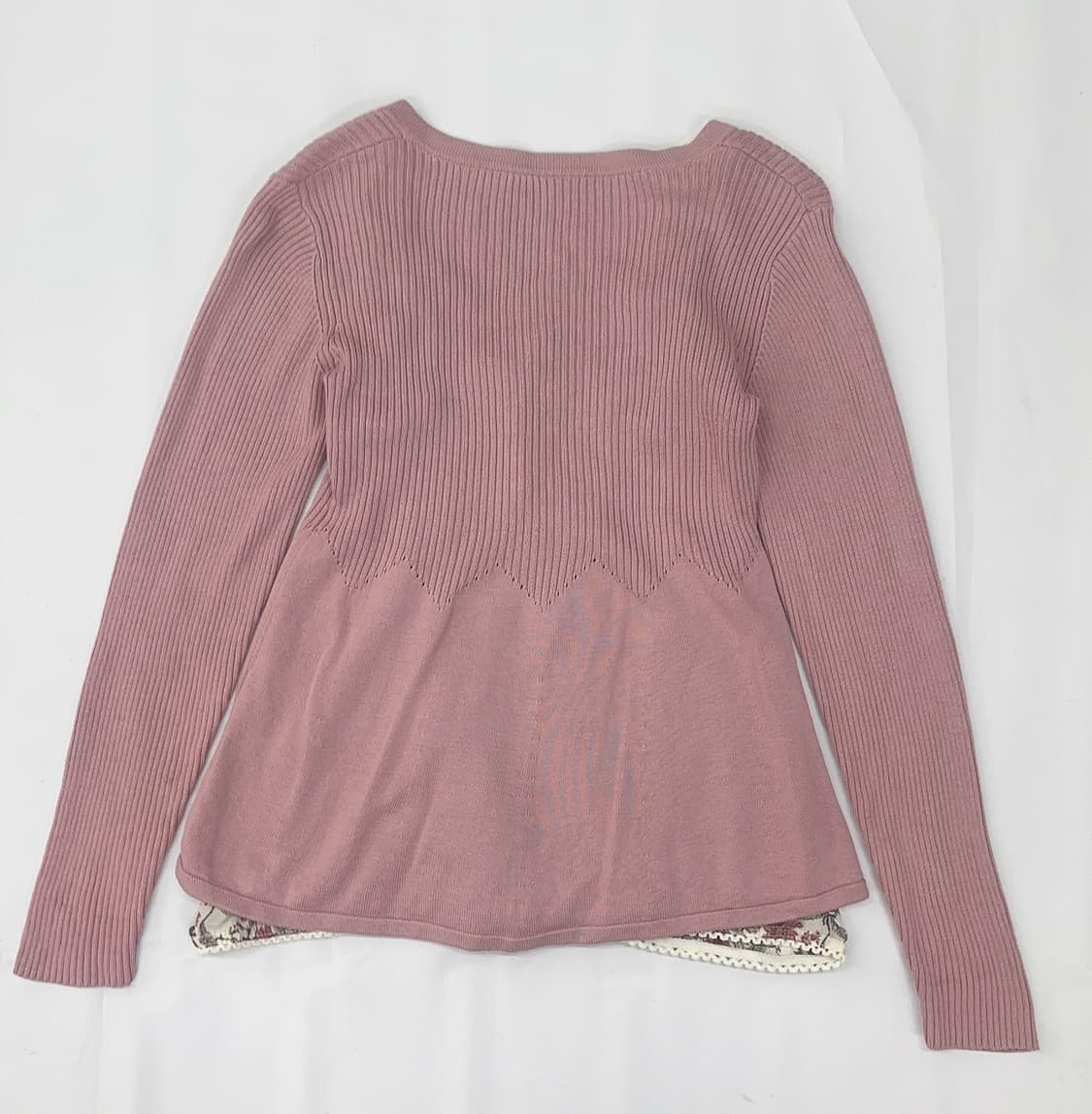 🌸하구미의 봄 모리걸 가디건 코디세트🌸 슬림핏 레이어드 핑크 상품이미지3