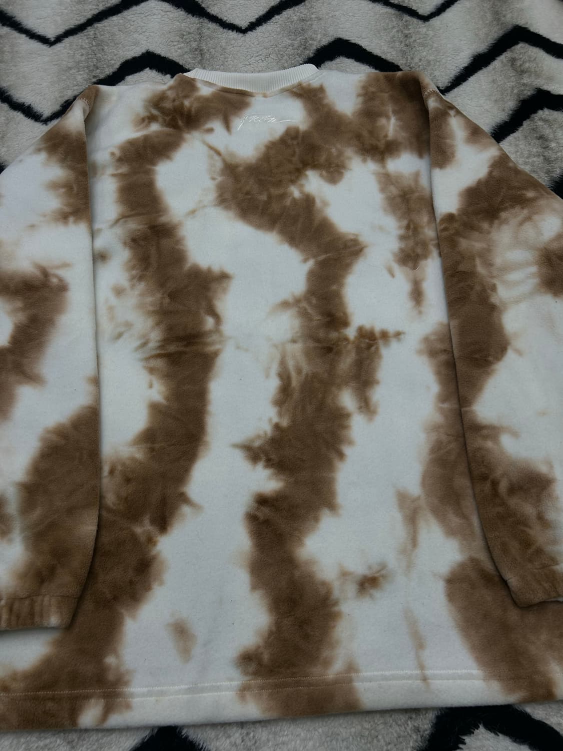 [M]FUBU 타이다이 오버핏 플리스 맨투맨/릴렉스드 핏 상품이미지4