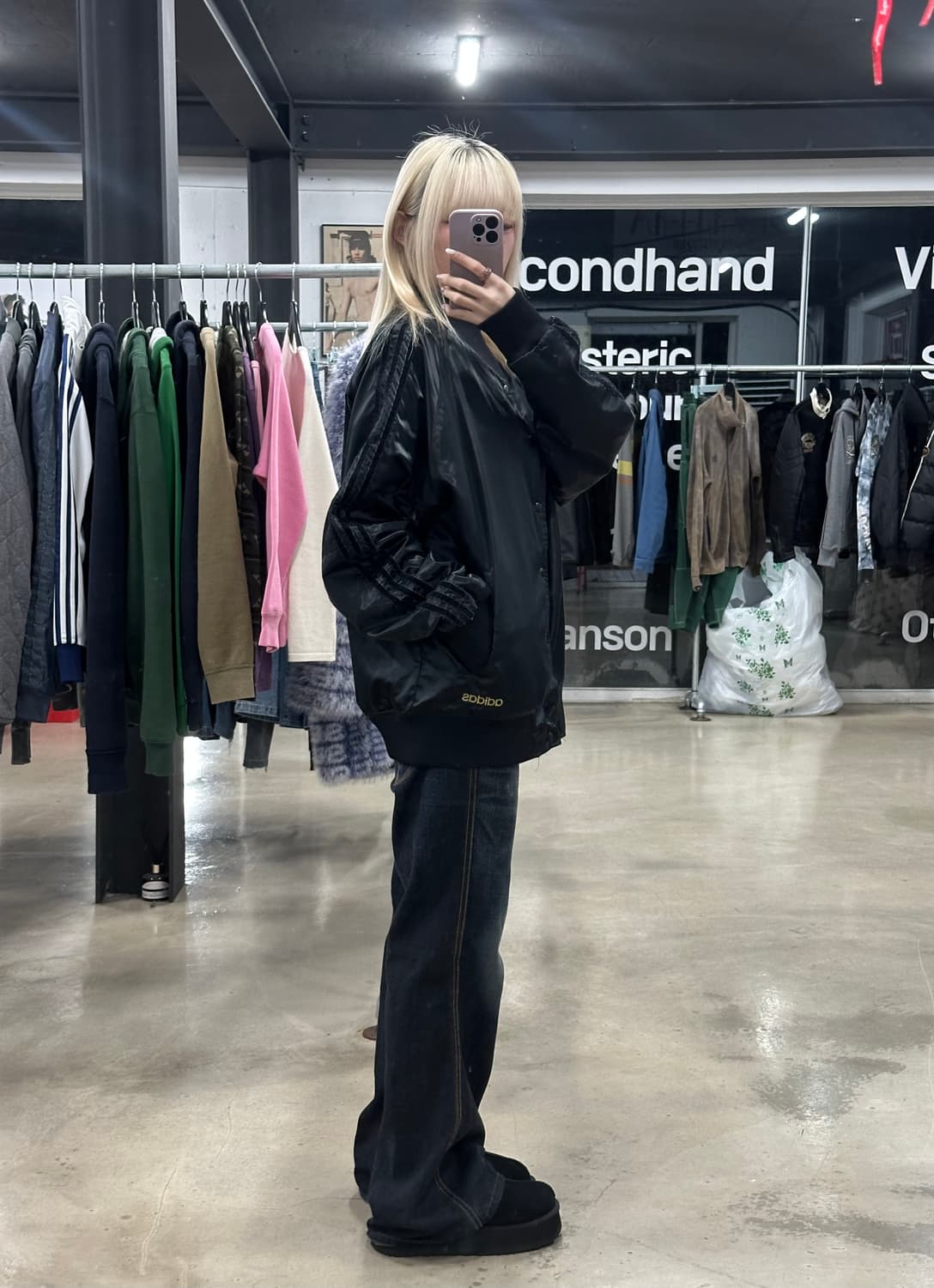 아디다스 바시티 자켓 블루종 점퍼 상품이미지2