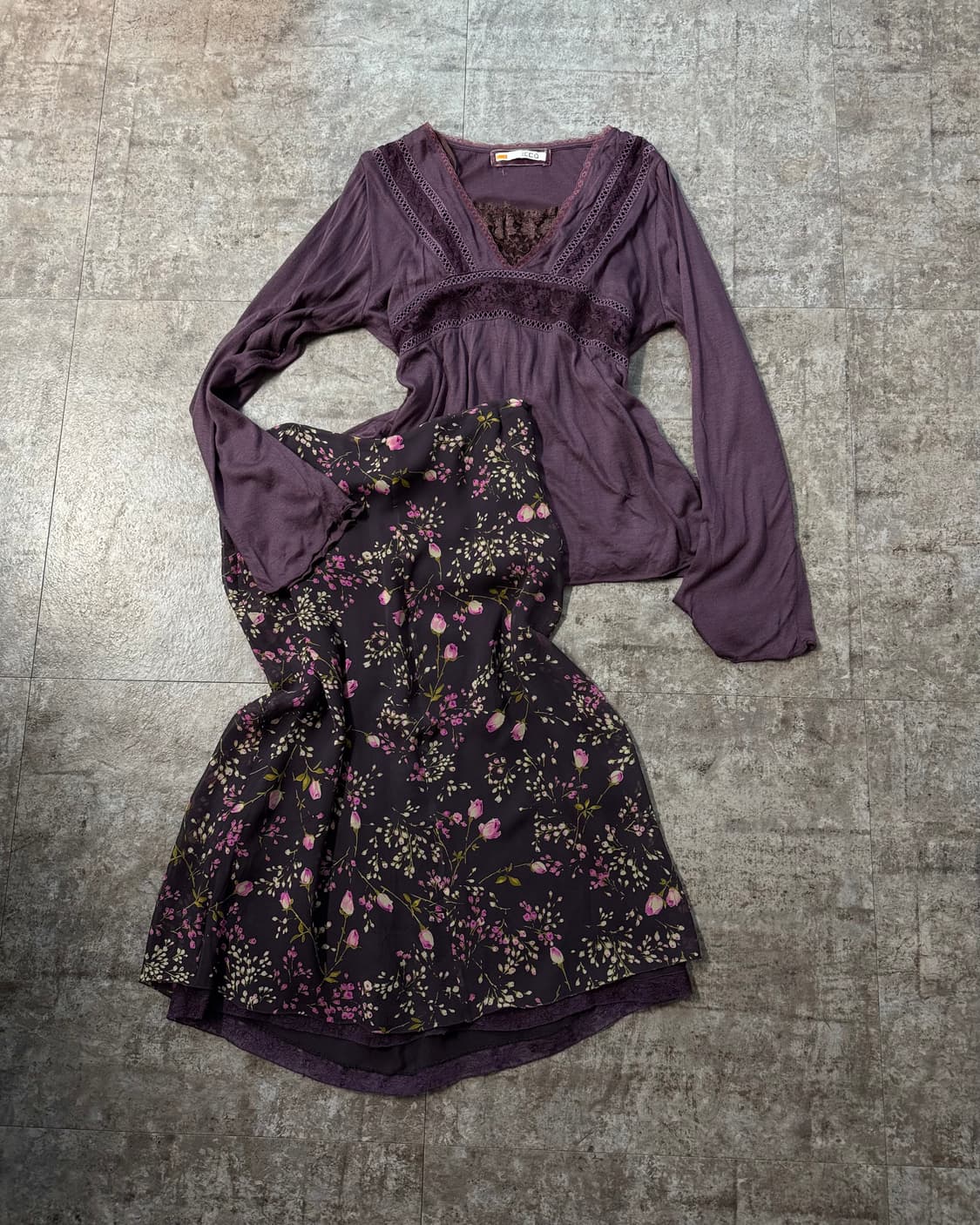 레이어드 블라우스 막스마라 스커트 3pcs SET 상품이미지1