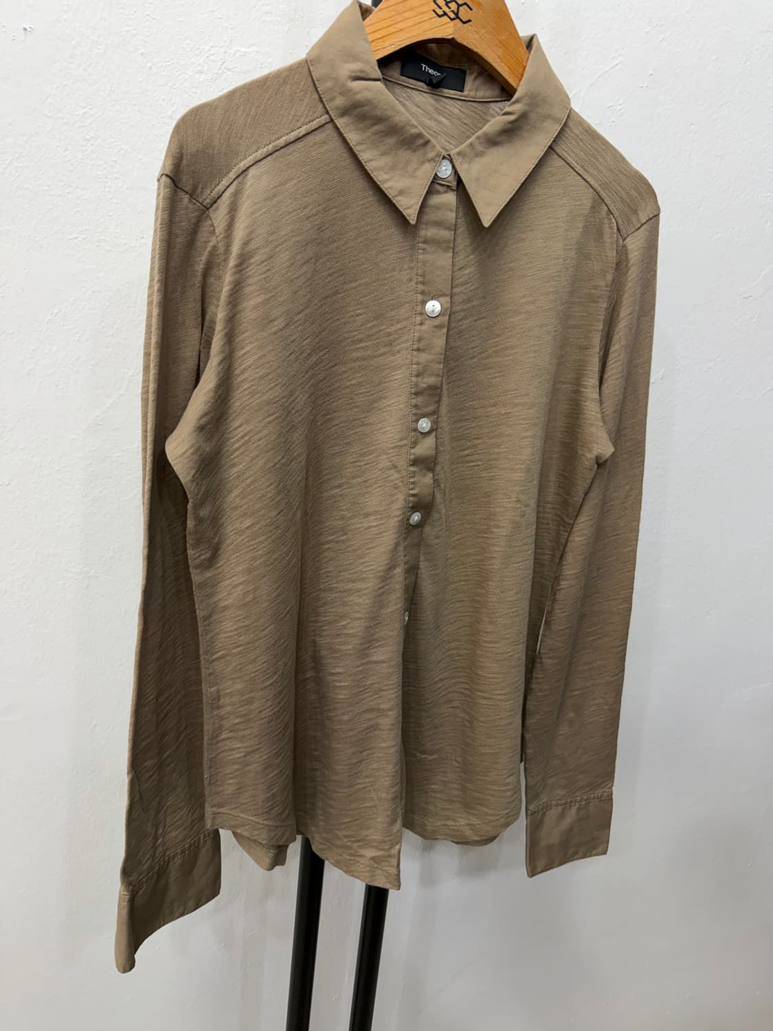 매장판정품) Theory 띠어리 브라운 셔츠 S 상품이미지2