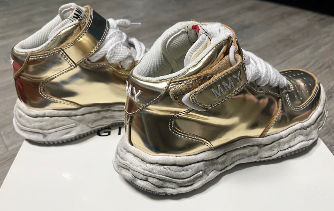 미하라 야스히로 골드 하이탑 38사이즈(240-245) 상품이미지3