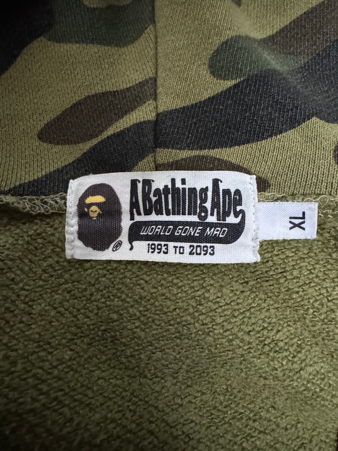 [XL] 베이프 샤크후드 녹계 상품이미지6