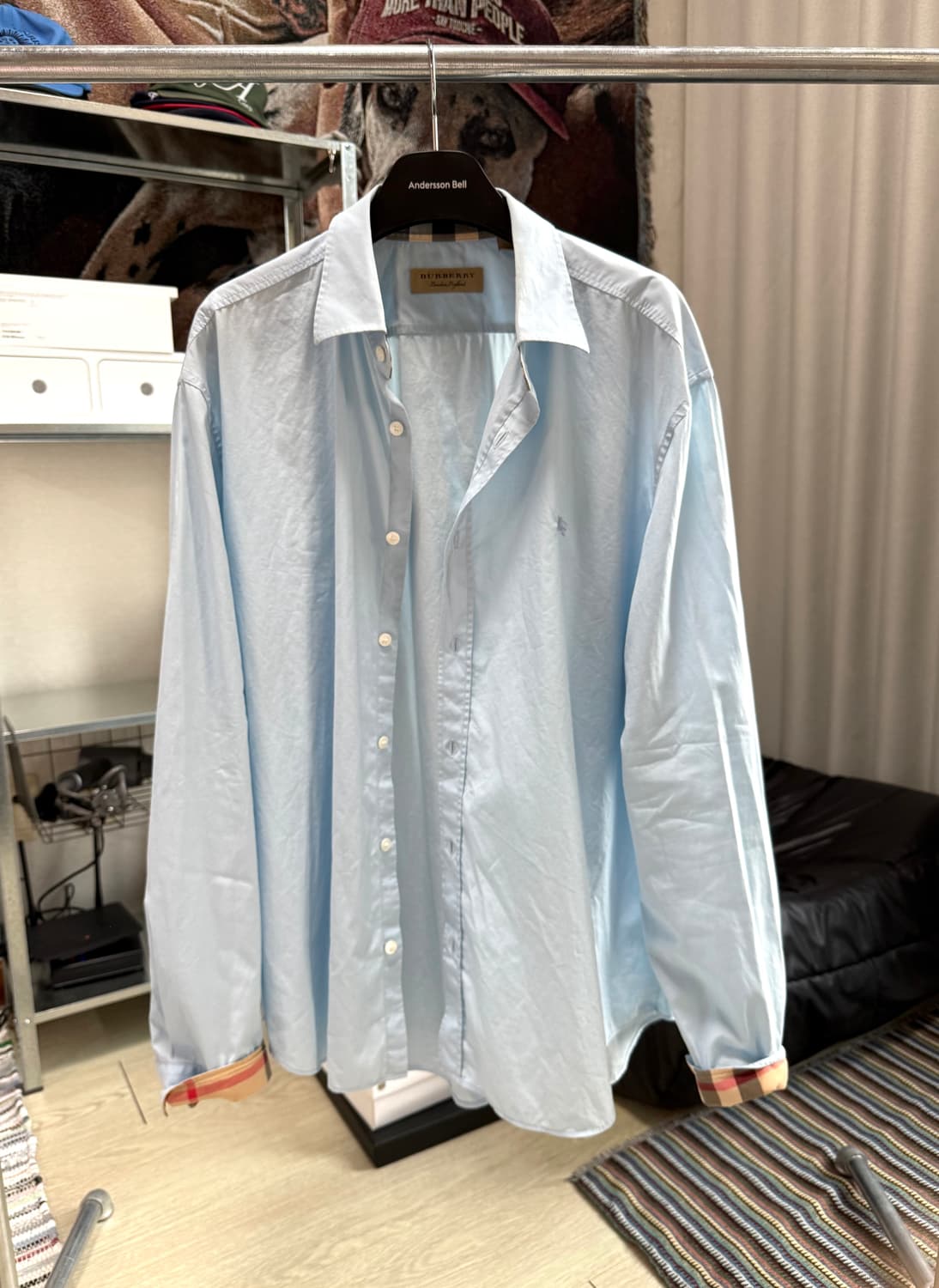 xxl 버버리 드레스 버튼다운 셔츠 상품이미지2